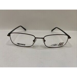 Nascar Eyeglasses TS05 Tony Stewart Number 20 Gunmetal Demo Lens Brown 53-17-135